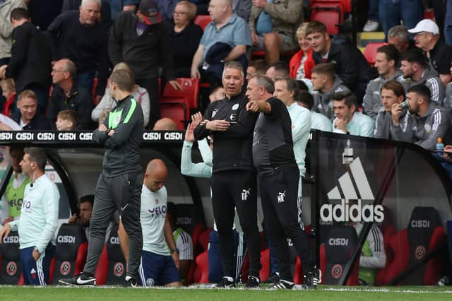 The real Posh management team of Darren Ferguson and Mark Robson. Photo: Joe Dent/theposh.com.