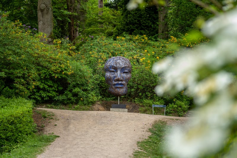 Anton Smit's works have been installed at Leonardslee Gardens. Courtesy of the artist and Leonardslee Gardens, photo by Justin Lewis