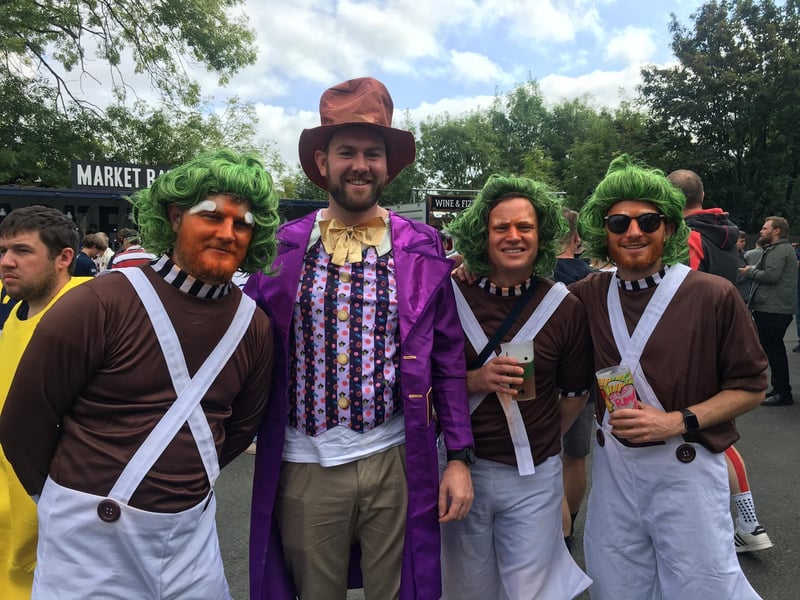 Fancy dress costumes were everywhere at Edgbaston