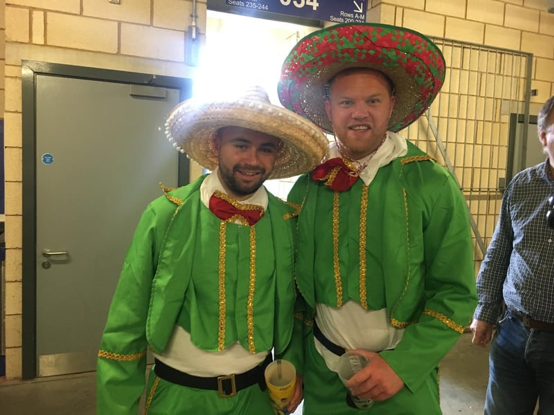 Fancy dress costumes were everywhere at Edgbaston