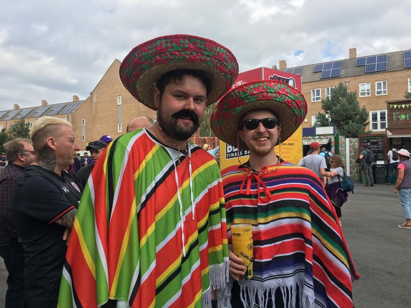 Fancy dress costumes were everywhere at Edgbaston