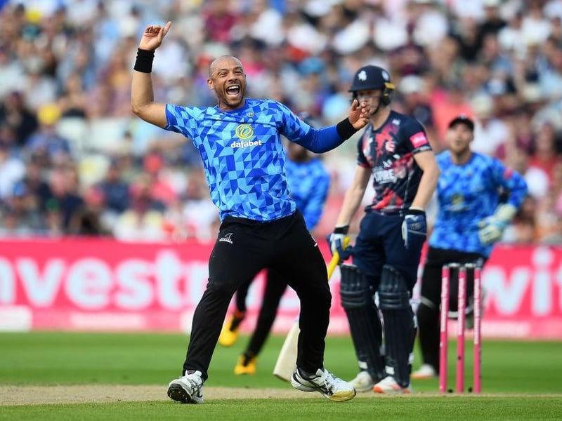 Action from Kent's innings against Sussex Sharks in the Vitality Blast semi-final at Edgbaston / Pictures: Getty