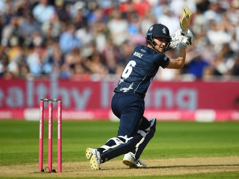 Action from Kent's innings against Sussex Sharks in the Vitality Blast semi-final at Edgbaston / Pictures: Getty