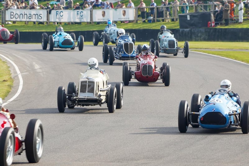 Saturday's Goodwood Revival action / Pictures: Lyn Phillips and Trevor Staff