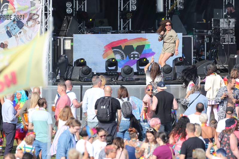 Worthing Pride returned to Beach House Grounds on Saturday, September 18, and brought the sunshine with it