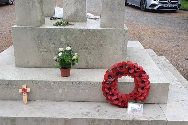 Two forgotten soldiers, who were killed in service, have finally had their names engraved on the Crawley cenotaph