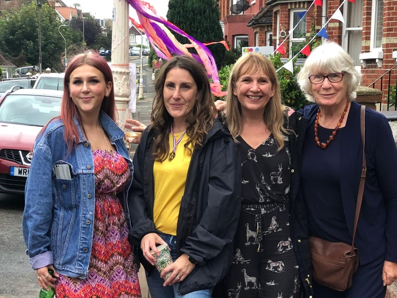 Hurst Road street party on September 19. Photo from Sally Lee. SUS-210921-111617001