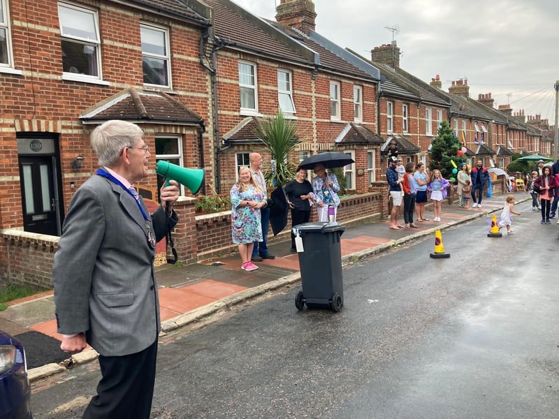Hurst Road street party on September 19. Photo from Sally Lee. SUS-210921-111702001