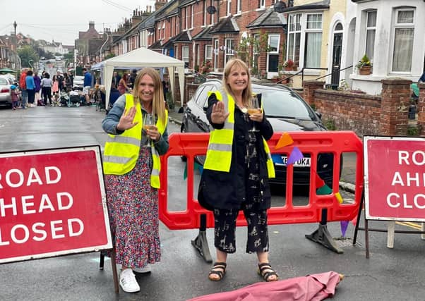 Hurst Road street party on September 19. Photo from Sally Lee. SUS-210921-111522001