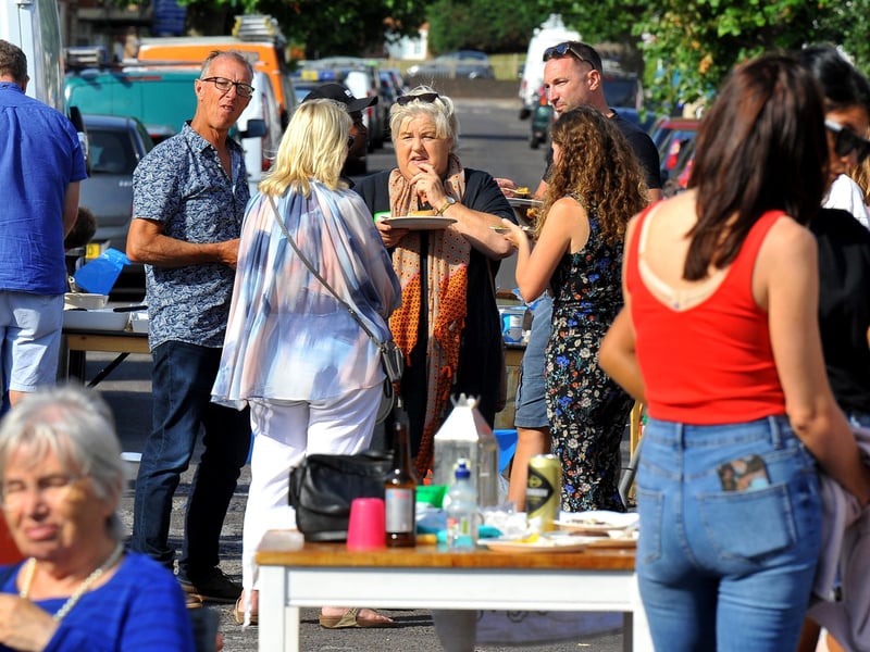 Street party in Southview Road, Southwick. Pic S Robards