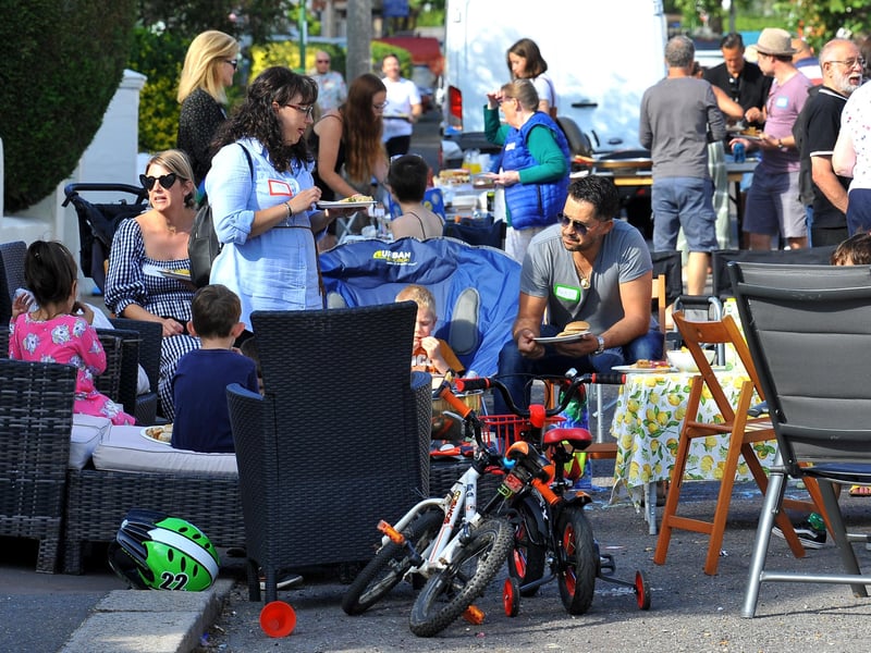 Street party in Southview Road, Southwick. Pic S Robards