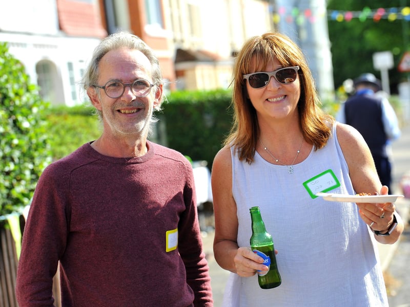 Street party in Southview Road, Southwick. Pic S Robards