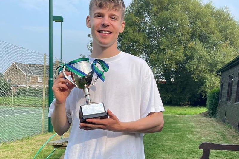 Winners and finalists from Fishbourne Tennis Club