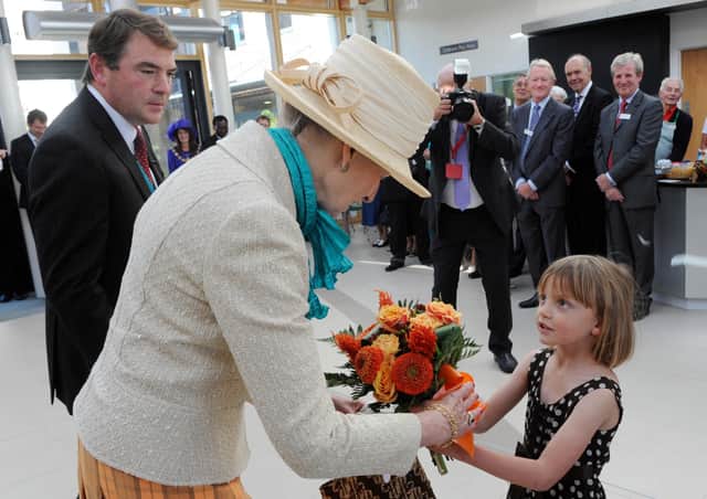 The official opening of St Barnabas House hospice in Worthing by Princess Alexandra in September 2011. Pictures: Stephen Goodger W38530h