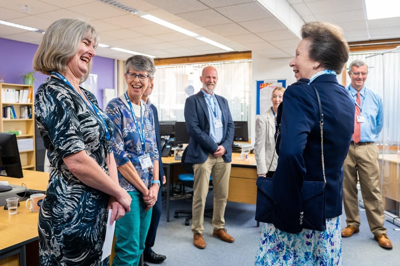 Princess Anne visits Horsham Citizen's Advice Bureau