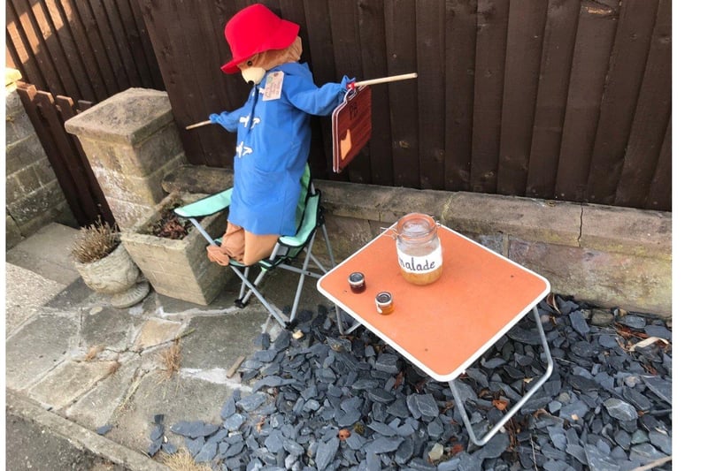 Paddington made an appearance at Lancing scarecrow festival, rarely can he be found far from his trusty pot or marmalade!
