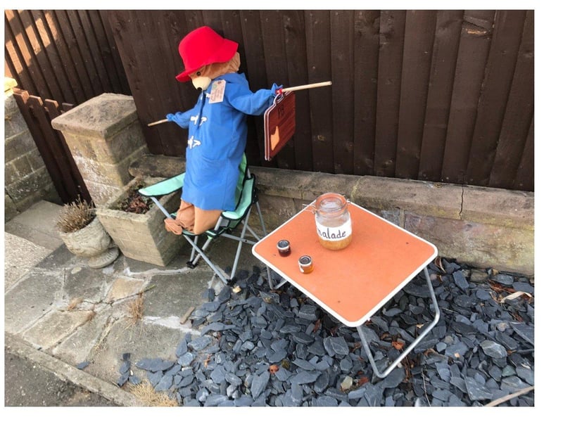 Paddington made an appearance at Lancing scarecrow festival, rarely can he be found far from his trusty pot or marmalade!