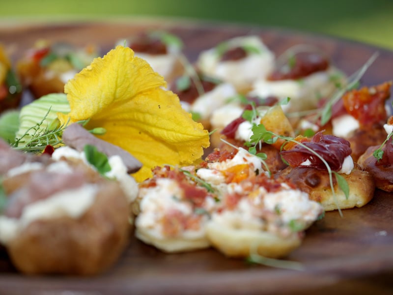 Guest canapes