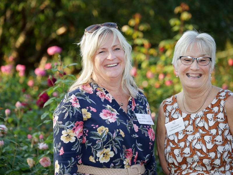 Staff from Rushfields Farm Shop.