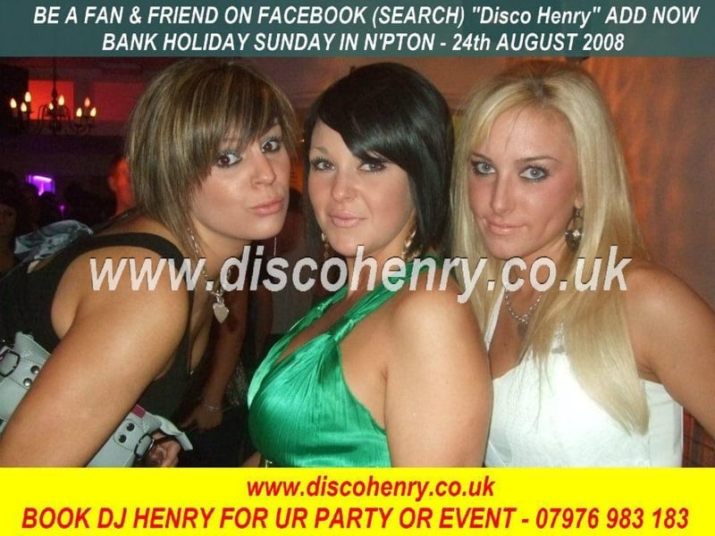 A 2008 August Bank Holiday Sunday night out in Northampton. Photo: Disco Henry