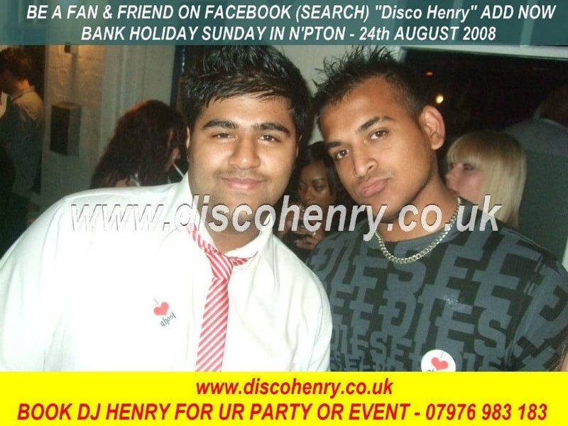 A 2008 August Bank Holiday Sunday night out in Northampton. Photo: Disco Henry