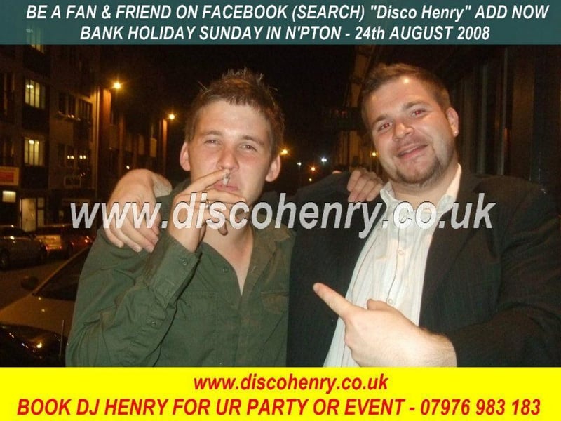A 2008 August Bank Holiday Sunday night out in Northampton. Photo: Disco Henry