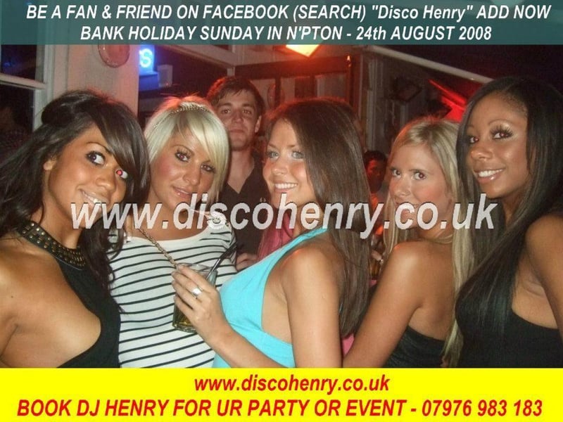 A 2008 August Bank Holiday Sunday night out in Northampton. Photo: Disco Henry