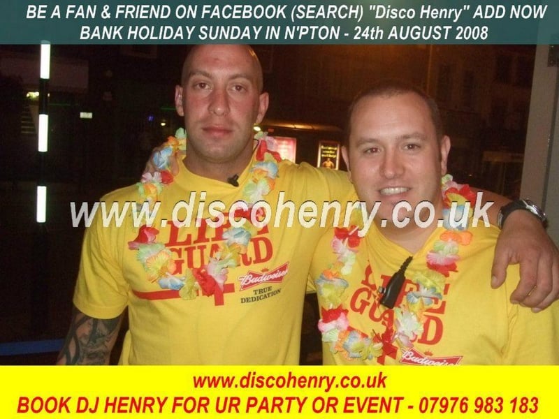 A 2008 August Bank Holiday Sunday night out in Northampton. Photo: Disco Henry