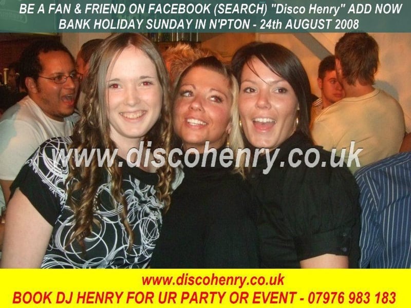 A 2008 August Bank Holiday Sunday night out in Northampton. Photo: Disco Henry