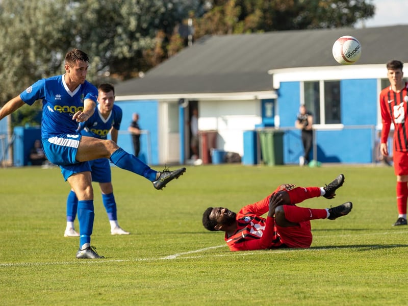 Action from Selsey FC's 1-0 win over Worthing at the High Street Ground / Pictures: Chris Hatton