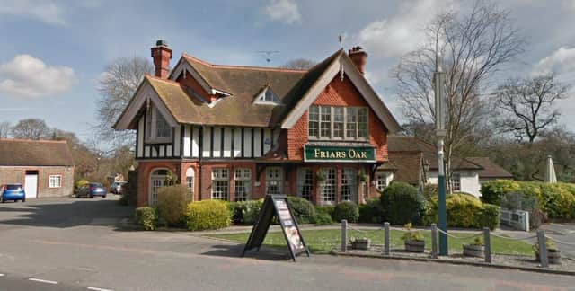 The Friars Oak in London Road, Hassocks, is just one of the popular places in Mid Sussex that serves fish and chips. Picture: Google Street View.
