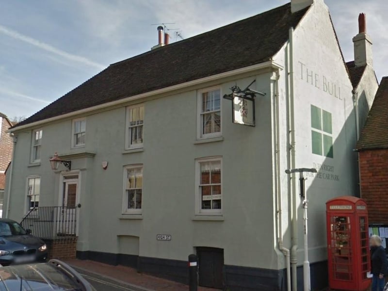 The Bull in Ditchling got an average rating of 4.3 stars out of five from 773 Google reviews. The pub was awarded 'Best Pub and Bar in East Sussex' for 2021 by Pub and Bar Magazine. Picture: Google Street View.