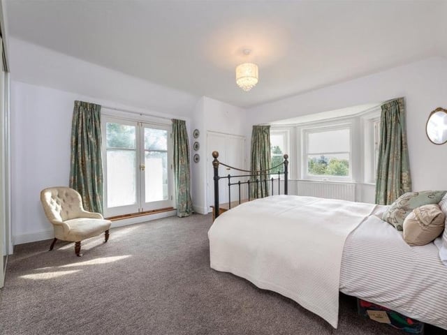One of the other bedrooms - with balcony.