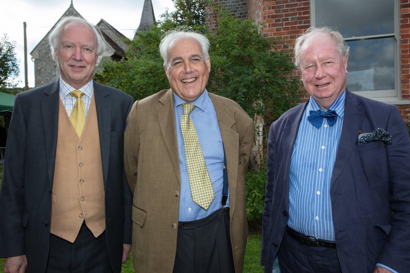 Gavin Henderson CBE, orchestra chief executive Stephen Neiman and Christopher Baron. Pictures: Graham Franks Photography