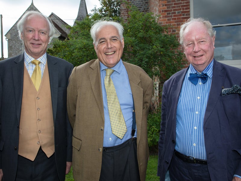 Gavin Henderson CBE, orchestra chief executive Stephen Neiman and Christopher Baron. Pictures: Graham Franks Photography