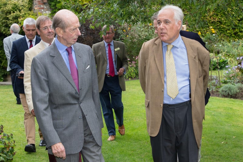The orchestra’s patron, the Duke of Kent, with chief executive Stephen Neiman. Pictures: Graham Franks Photography