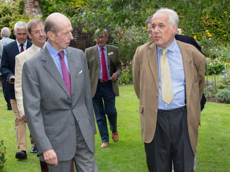 The orchestra’s patron, the Duke of Kent, with chief executive Stephen Neiman. Pictures: Graham Franks Photography
