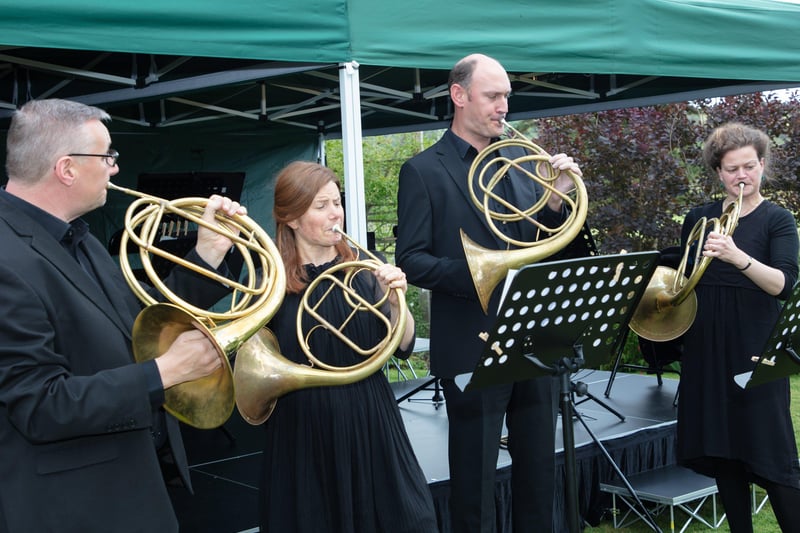 Members of the Hanover Band playing the Freischutz Overture. Pictures: Graham Franks Photography