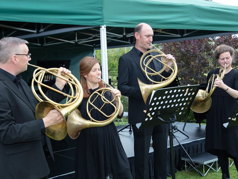 Members of the Hanover Band playing the Freischutz Overture. Pictures: Graham Franks Photography
