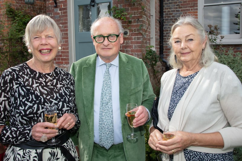 Owners of The Old Rectory, Sue and William Marsh, with Teresa Knight. Pictures: Graham Franks Photography
