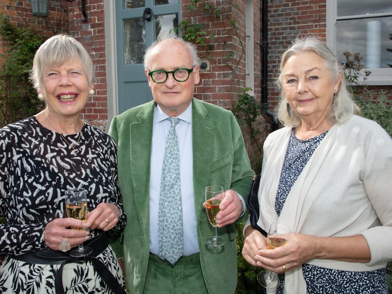 Owners of The Old Rectory, Sue and William Marsh, with Teresa Knight. Pictures: Graham Franks Photography