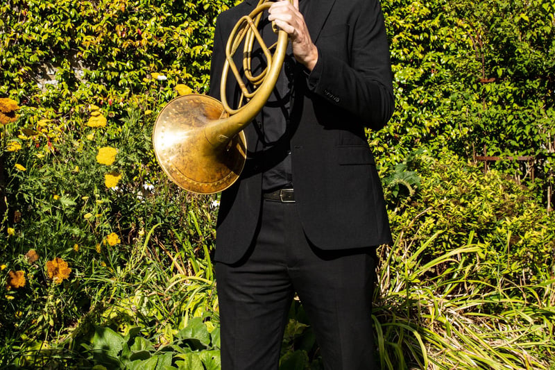 Nick from the Hanover Band on the French horn. Pictures: Graham Franks Photography