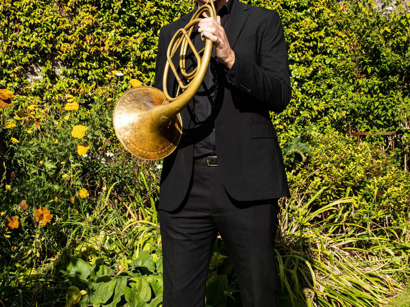 Nick from the Hanover Band on the French horn. Pictures: Graham Franks Photography