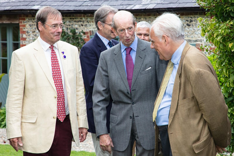 West Sussex Deputy Lieutenant Harry Goring, the Duke of Kent and Stephen Neiman. Pictures: Graham Franks Photography