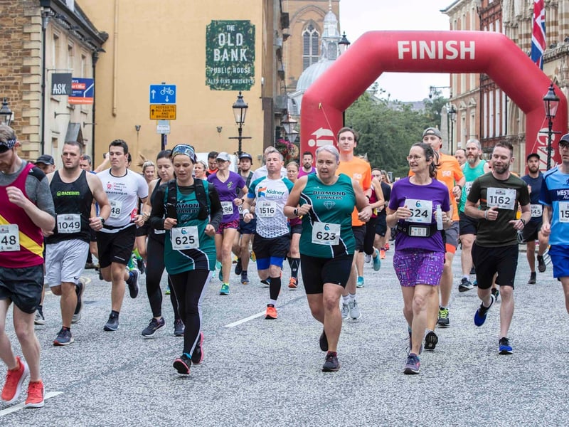 The Northampton Half Marathon on Sunday, September 26 2021. Photo by Kirsty Edmonds.