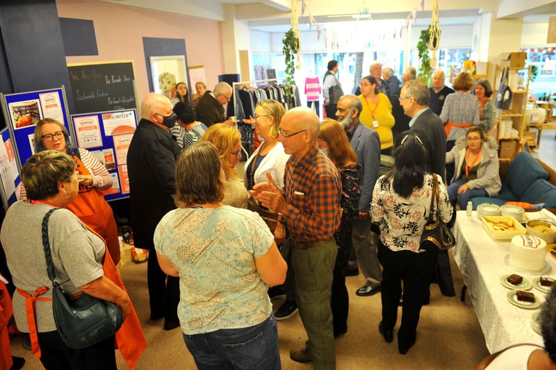 Guests at the official opening of Burgess Hill Pantry. Picture: Steve Robards, SR2109271.