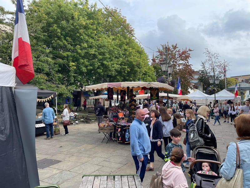 Horsham French food market September, 26