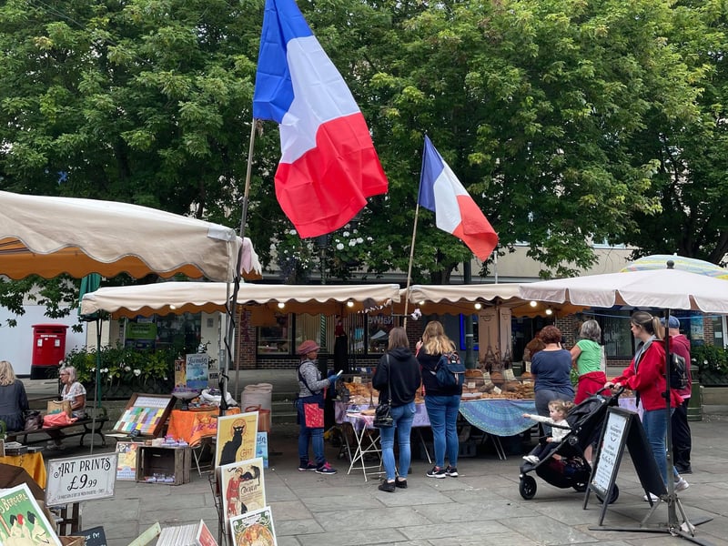 Horsham French food market September, 26