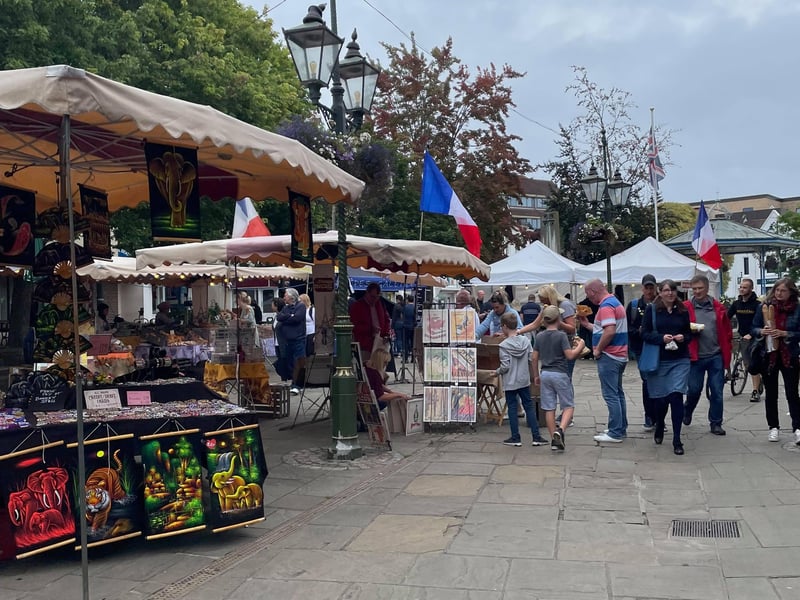Horsham French food market September, 26