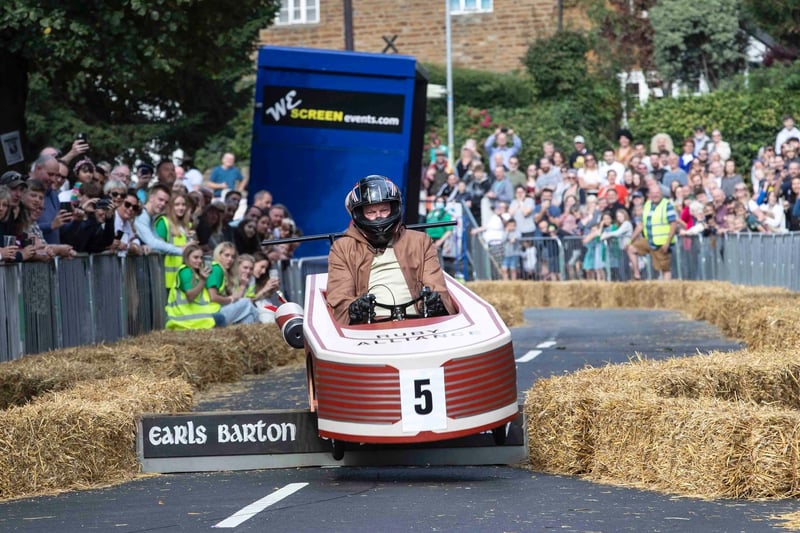 The Earls Barton Soap Box Derby 2021 on Sunday, September 26. Photo by Kirsty Edmonds.